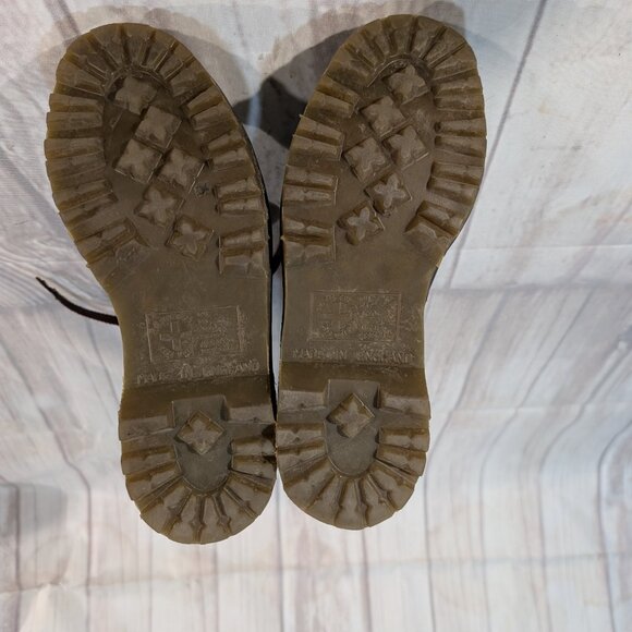 Dr Martens Women's Black Smooth Leather Lace-up Vintage Ankle Boots - Picture 11 of 12